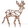 Sculpture Cerf CORTEN
