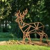 Sculpture Cerf CORTEN – Image 2